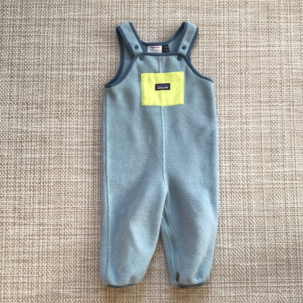 Patagonia Fleece Overalls (size 12-18m)